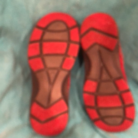 Red Dansko Leather/Suede clogs size 36. - Picture 4 of 4